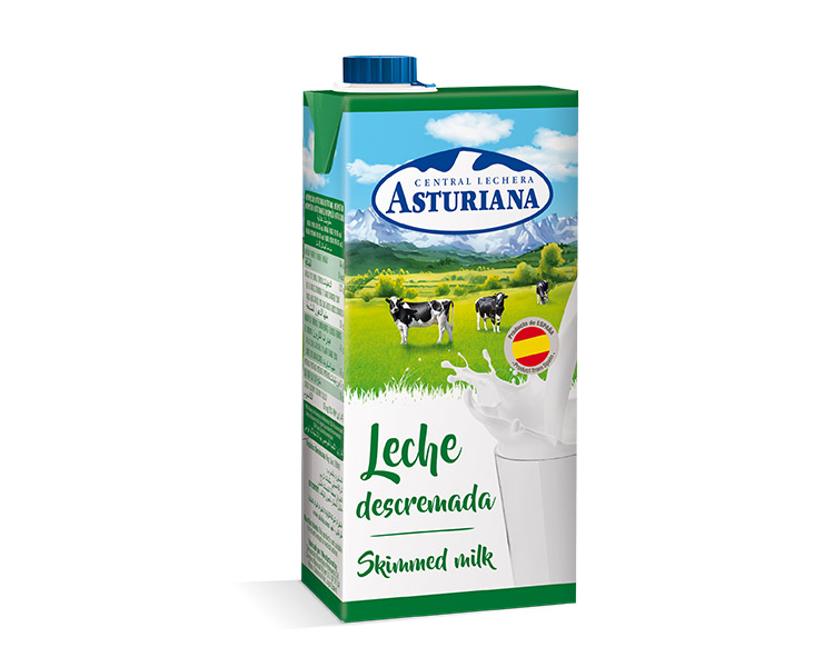 ASTURIANA SKIMMED MILK 1L