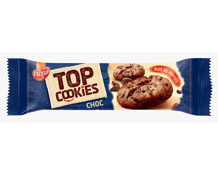 EXCELO TOP COOKIES CHOCAU CACAO PEPITE DE CACAO 30G