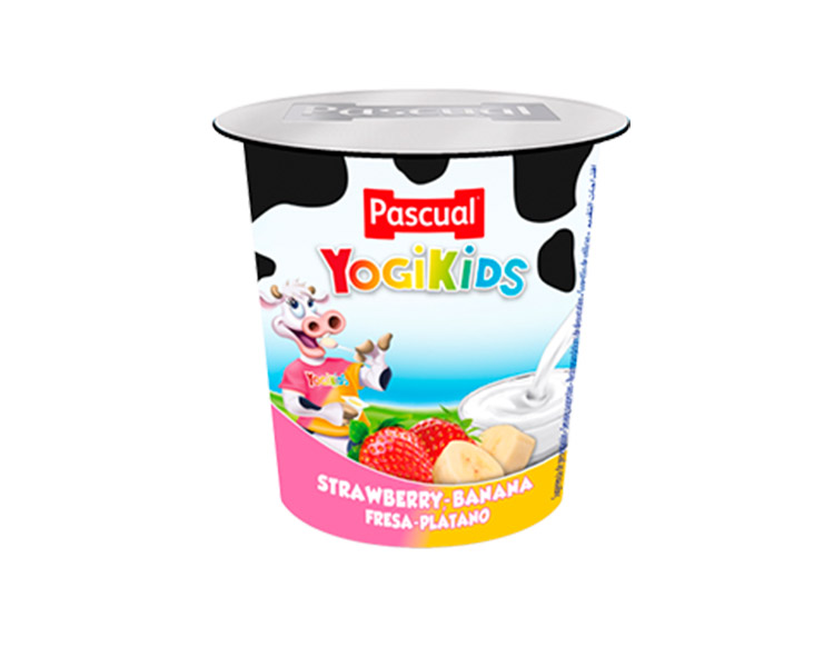 PASCUAL YOGIKIDS STRAWBERRY BANANA 125G