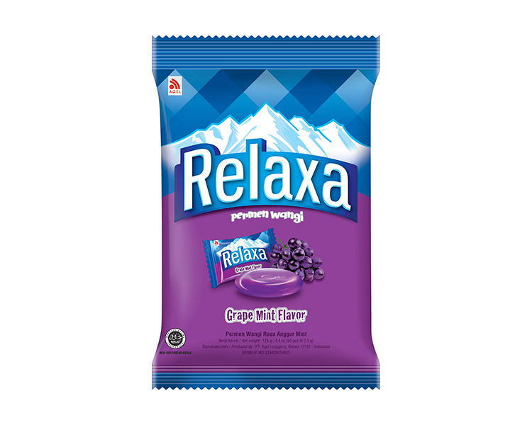 RELAXA GRAPE MINT FLAVOUR SACHET 125G